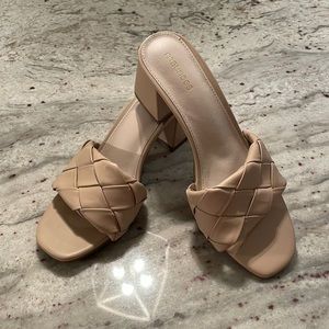 Maurices Khloe Quilted Block Tan Heel